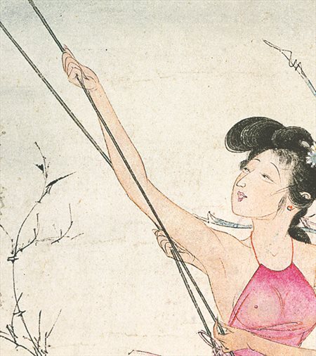 吕梁-胡也佛的仕女画和最知名的金瓶梅秘戏图